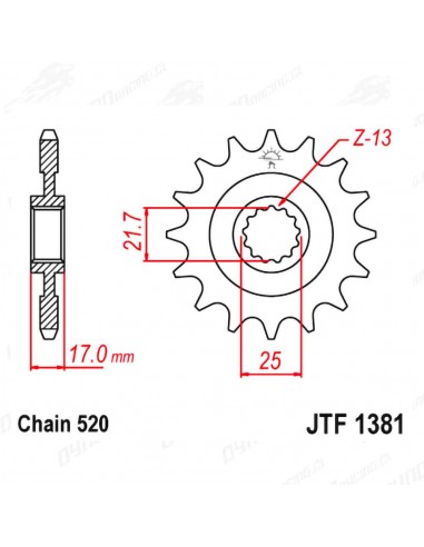 PIÑON HONDA CB500 X-F (15-DIENTES)