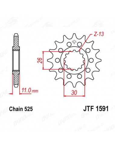 PIÑON YAMAHA R1 (16-DIENTES) MT07...