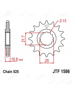 PIÑON YAMAHA R6 (16-DIENTES) 2