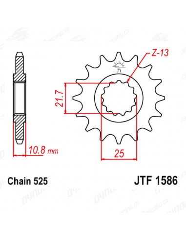 PIÑON YAMAHA R6 (16-DIENTES)