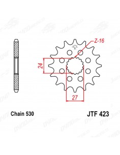 PIÑON SUZUKI GSXR 1000 - 17... 2