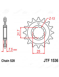 PIÑON KAWASAKI NINJA 636 -... 2