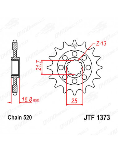 PIÑON HONDA NC 750 / NC 700 ( 17...