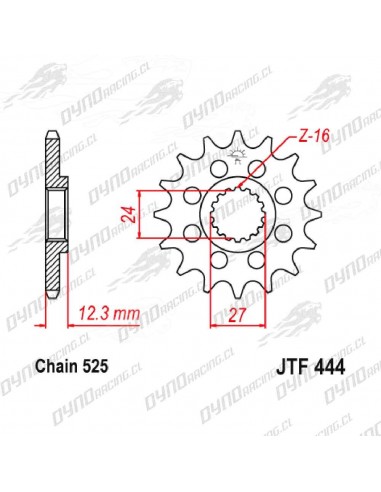 PIÑON SUZUKI GSXR-1000 (16-DIENTES)