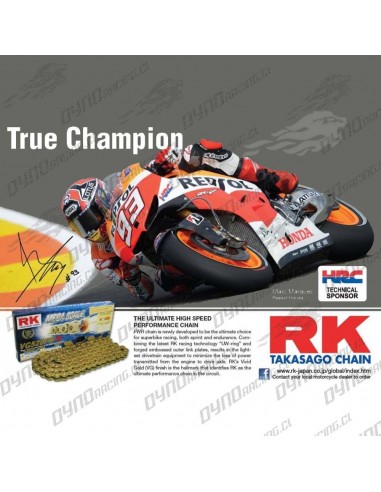 CADENA RK 525-120 GXW DORADA XW-RING...