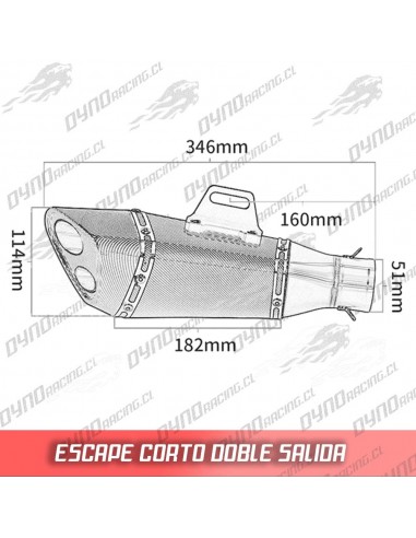 ESCAPE REPLICA AAA CORTO DOBLE SALIDA...