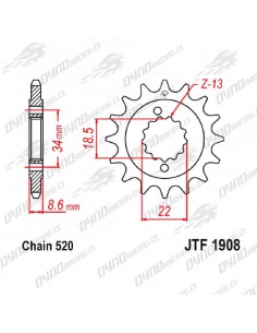 PIÑON KTM DUKE RC 390  15... 2