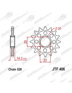 PIÑON BWM G310 GS-R... 2