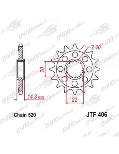 PIÑON BWM G310 GS-R (16-DIENTES) SC